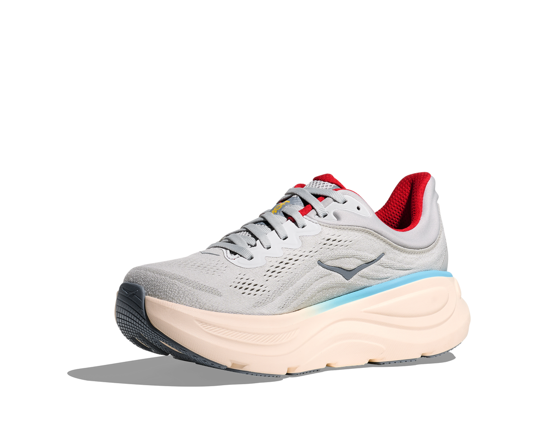 hoka bondi 9 women's | cosmic grey / stardust