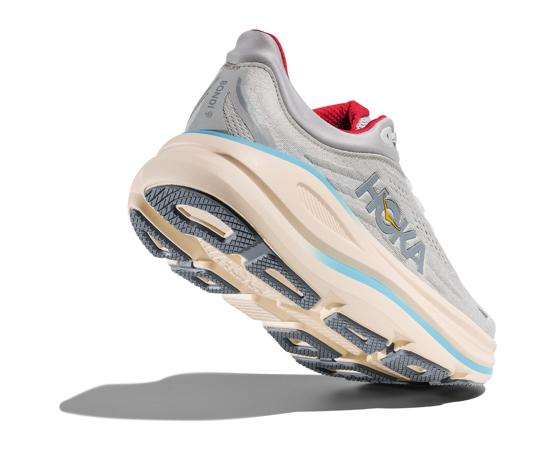 hoka bondi 9 women's | cosmic grey / stardust