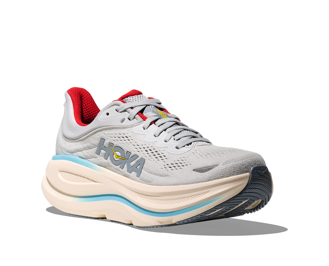 hoka bondi 9 women's | cosmic grey / stardust