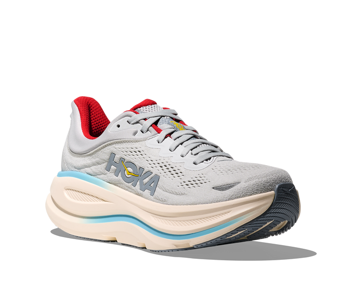 hoka bondi 9 women's | cosmic grey / stardust
