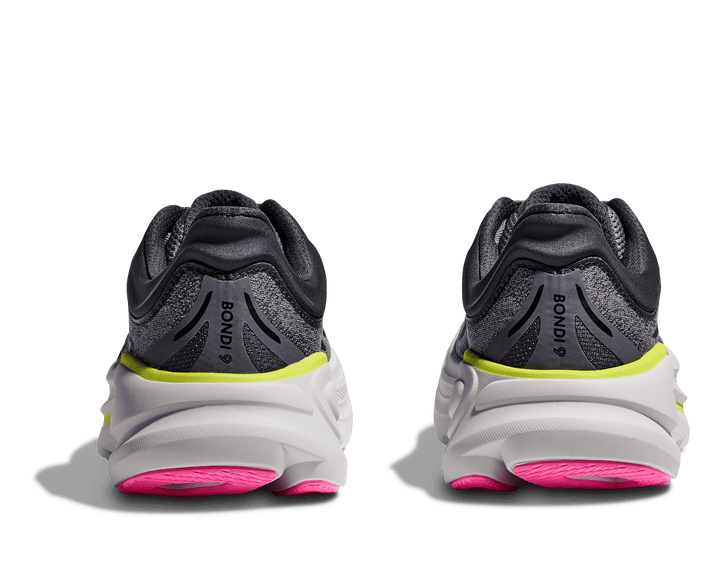 hoka bondi 9 women's | charcoal grey / grey skies