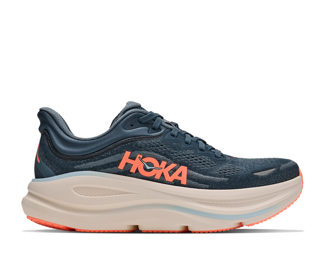 hoka bondi 9 women's | faded navy slate blue