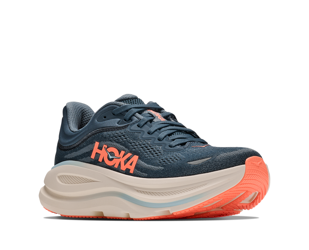 hoka bondi 9 women's | faded navy slate blue
