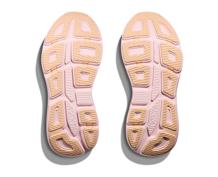hoka bondi 9 women's | lilac cream / tangerine glow