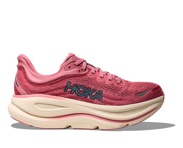 hoka bondi 9 women's | lingonberry / cranberry