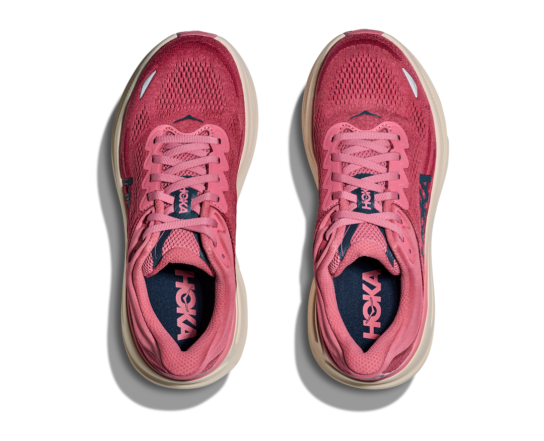 hoka bondi 9 women's | lingonberry / cranberry