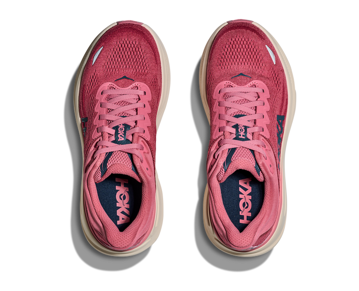 hoka bondi 9 women's | lingonberry / cranberry