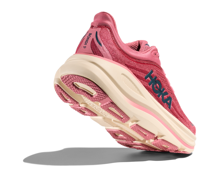 hoka bondi 9 women's | lingonberry / cranberry