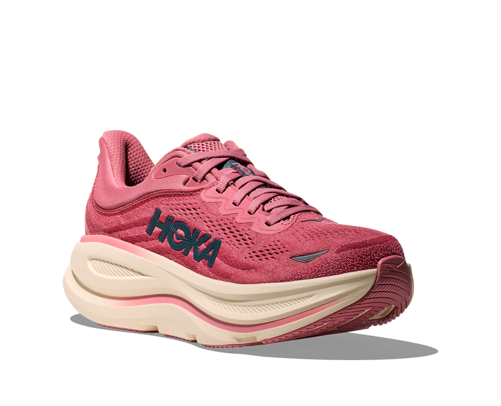 hoka bondi 9 women's | lingonberry / cranberry