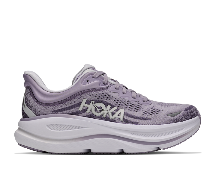 hoka bondi 9 women's | mellow lilac purple fog