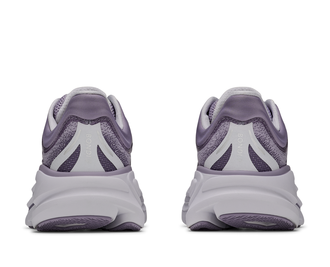 hoka bondi 9 women's | mellow lilac purple fog