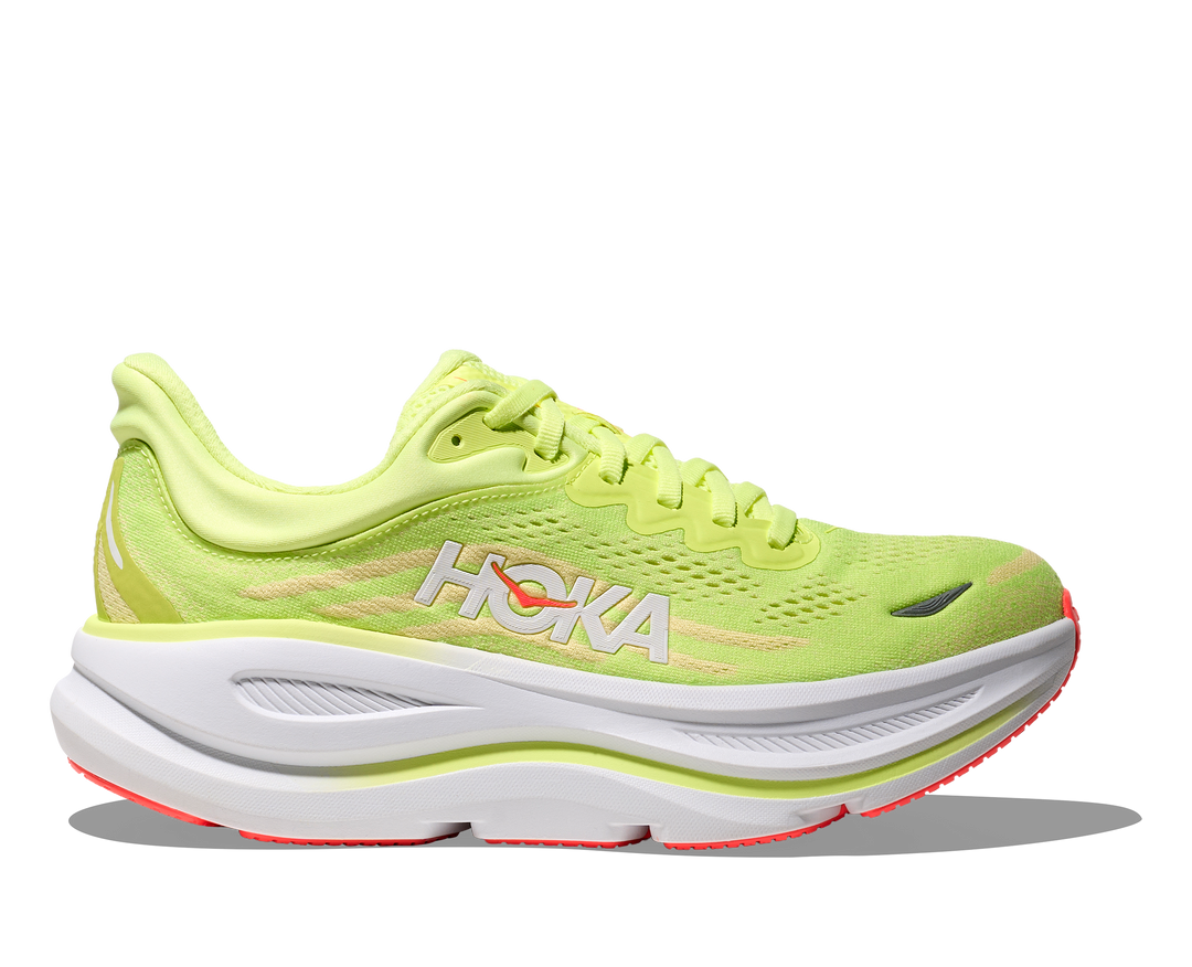hoka bondi 9 women's | neon yuzu sunlight