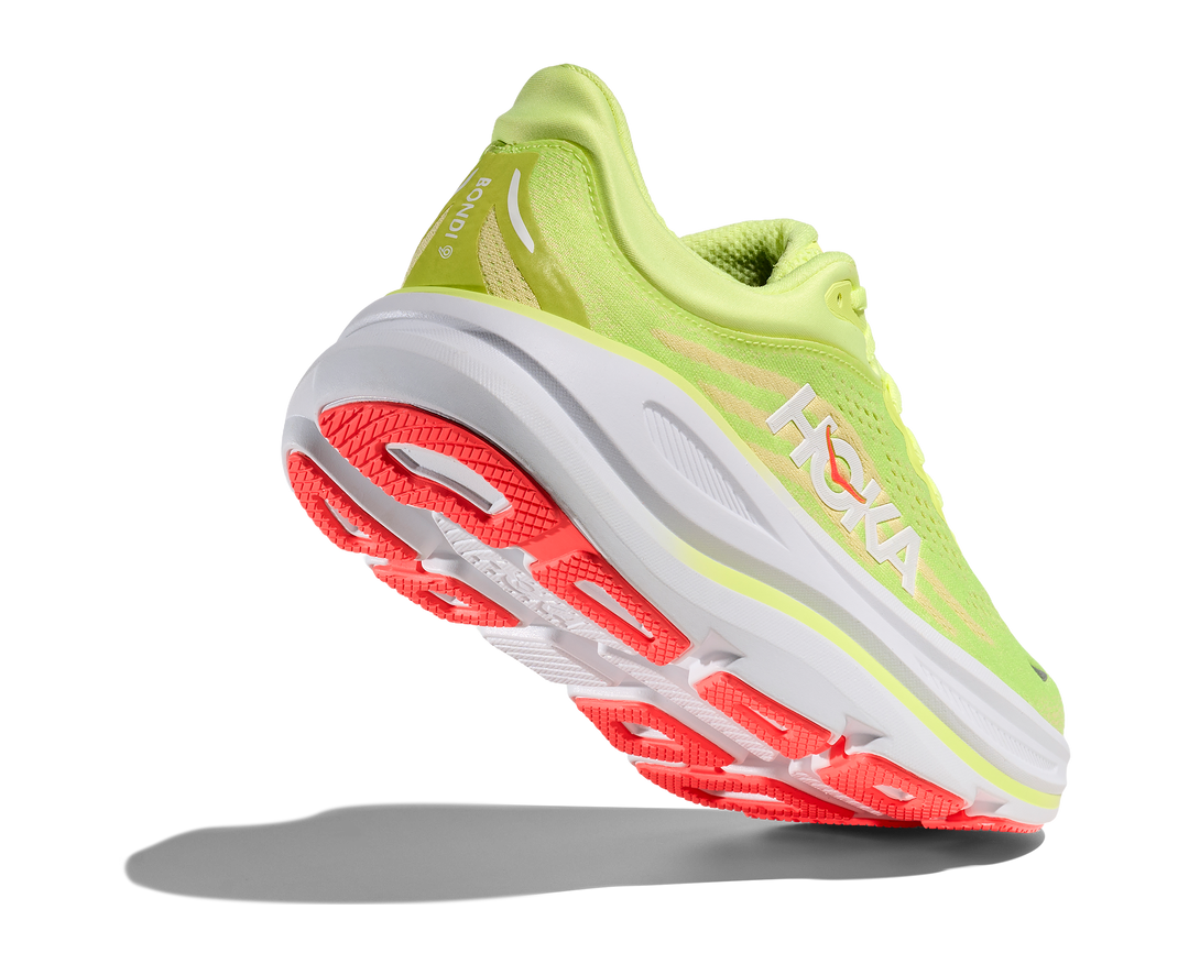 hoka bondi 9 women's | neon yuzu sunlight