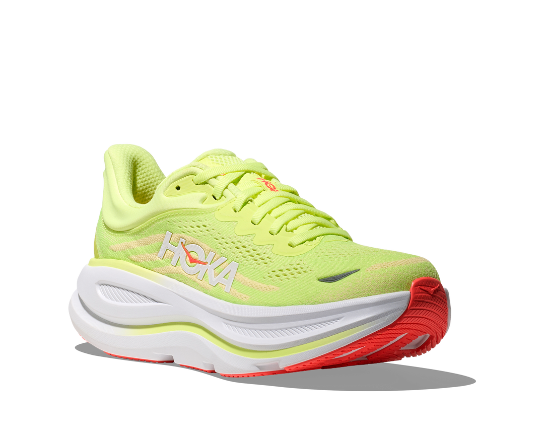 hoka bondi 9 women's | neon yuzu sunlight
