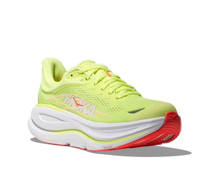 hoka bondi 9 women's | neon yuzu sunlight