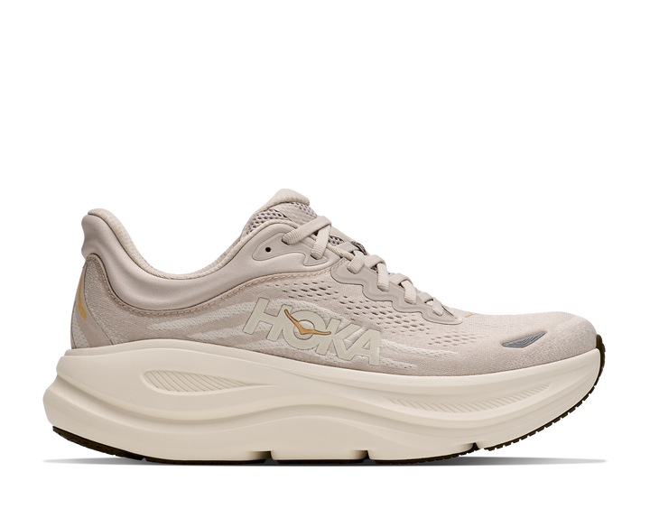 hoka bondi 9 women's | river rock grey alabaster