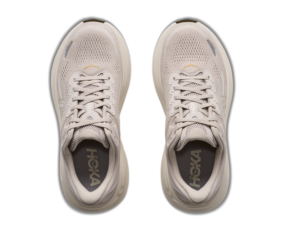 hoka bondi 9 women's | river rock grey alabaster