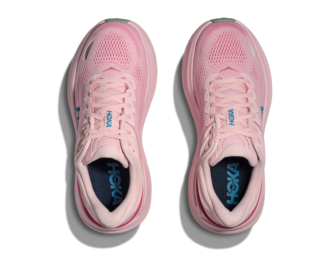 hoka bondi 9 women's | rose tea / petal