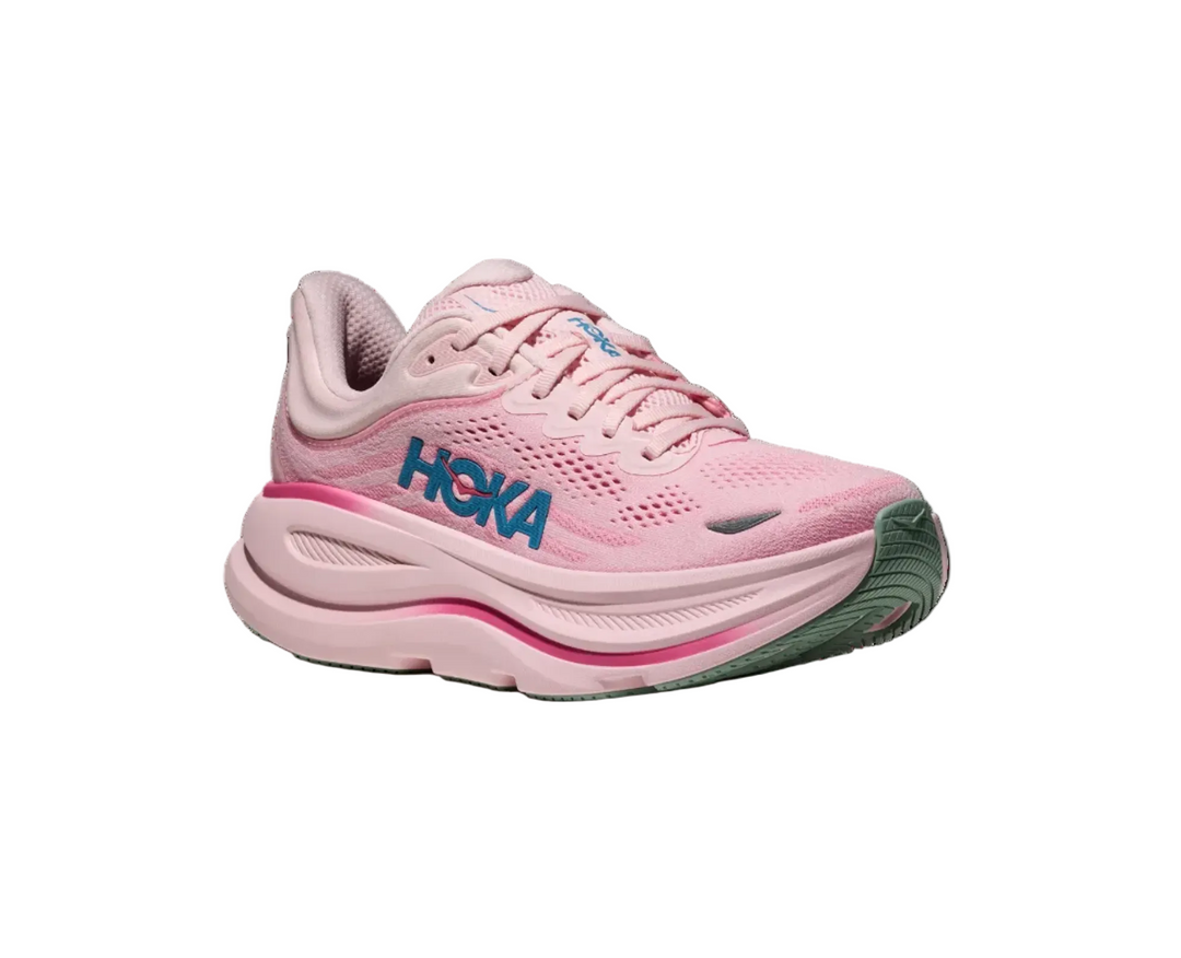 hoka bondi 9 women's | rose tea / petal