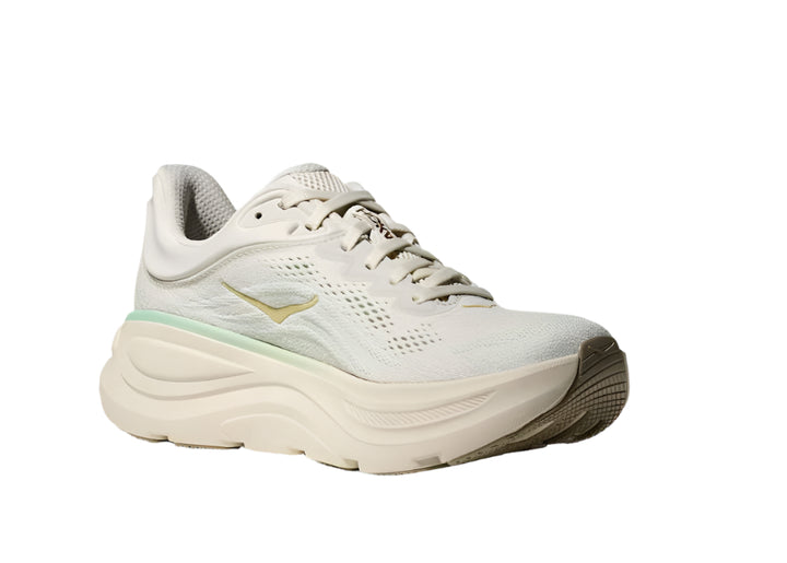 hoka bondi 9 wide women's | truffle salt / sea glass