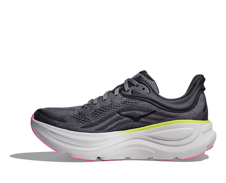hoka bondi 9 women's | charcoal grey / grey skies