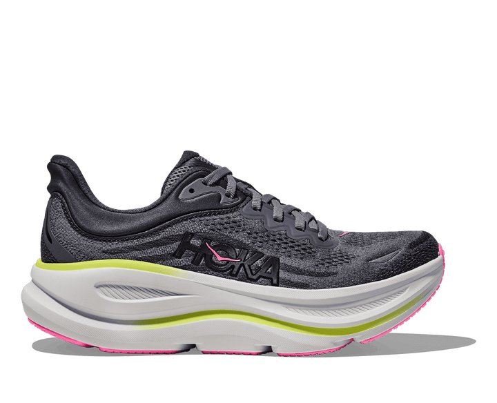 hoka bondi 9 women's | charcoal grey / grey skies