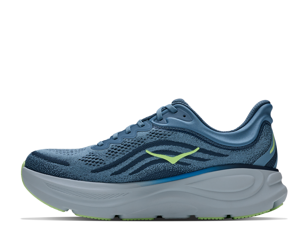 hoka bondi 9 wide men's | downpour thunder cloud