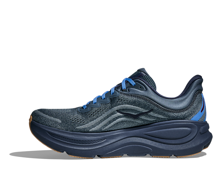 hoka bondi 9 wide men's | faded navy slate blue