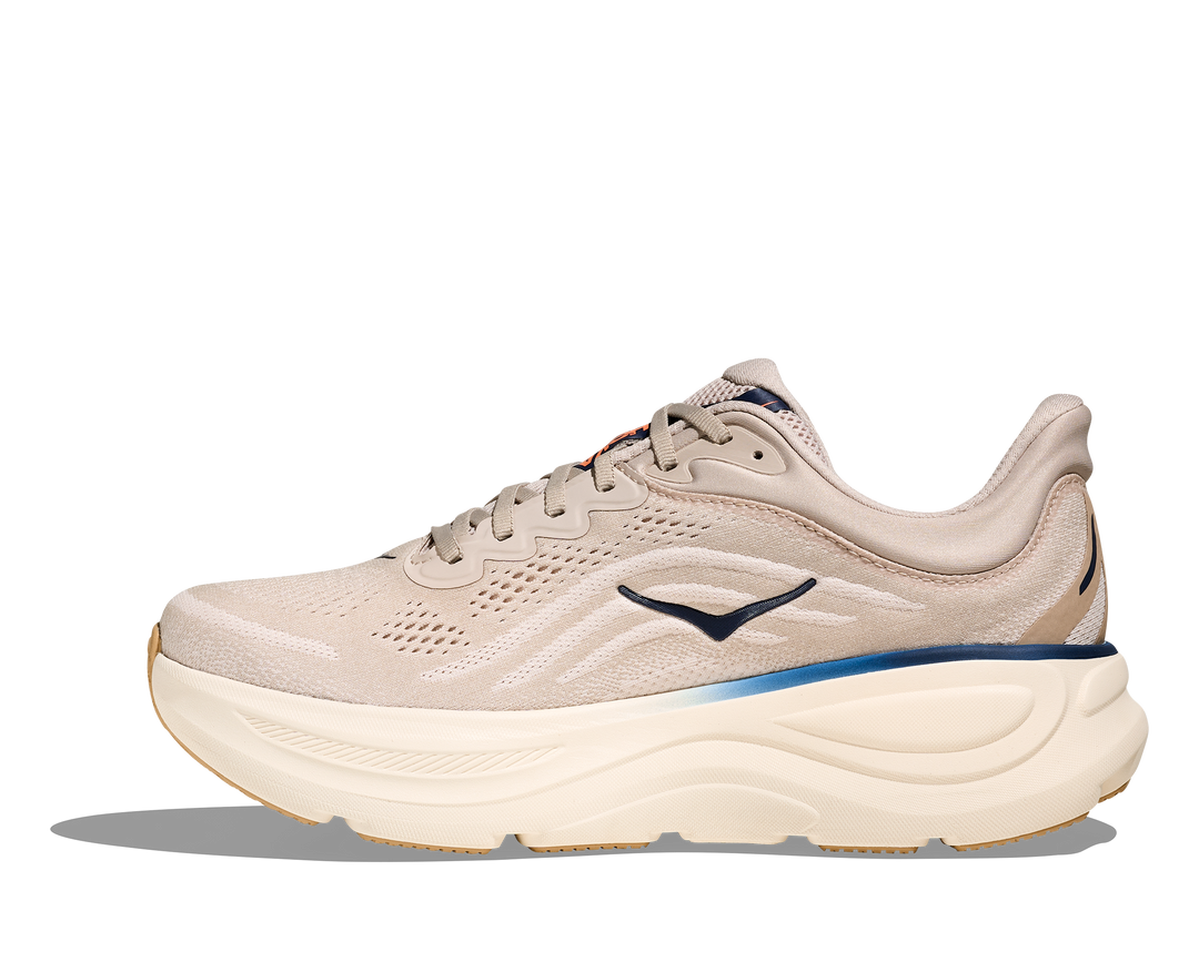 hoka bondi 9 wide men's | stucco / grout