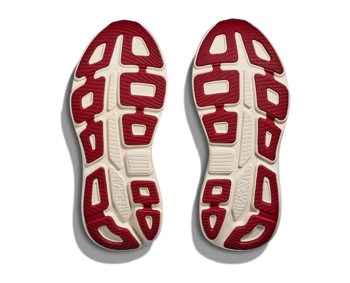 hoka bondi 9 wide men's | thunder cloud/vermillion