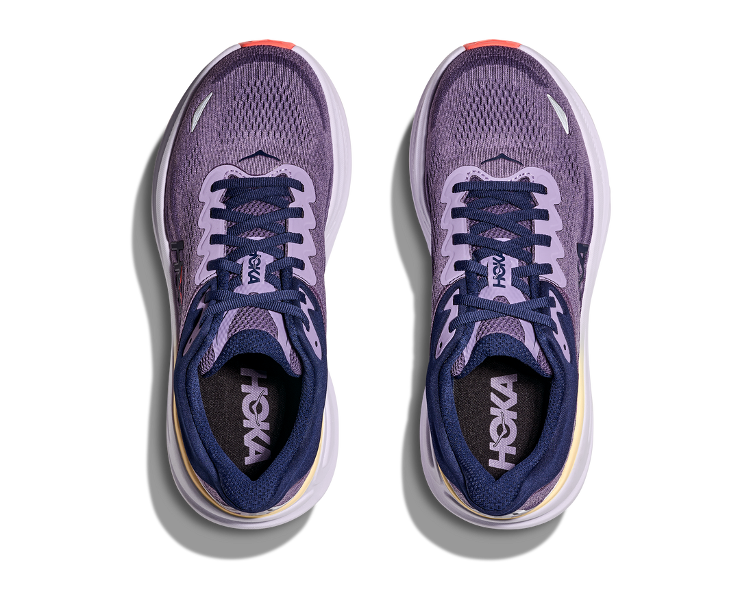 hoka bondi 9 wide women's | berry jam / berry patch