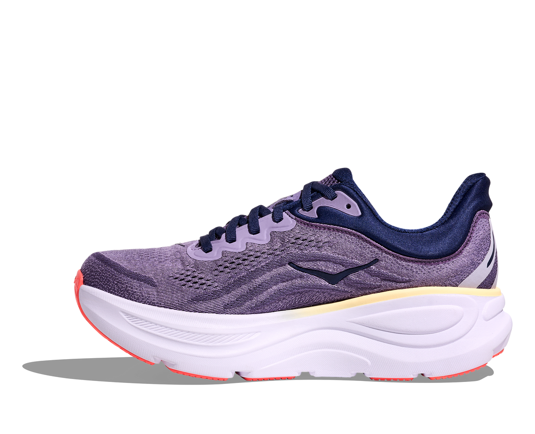 hoka bondi 9 wide women's | berry jam / berry patch