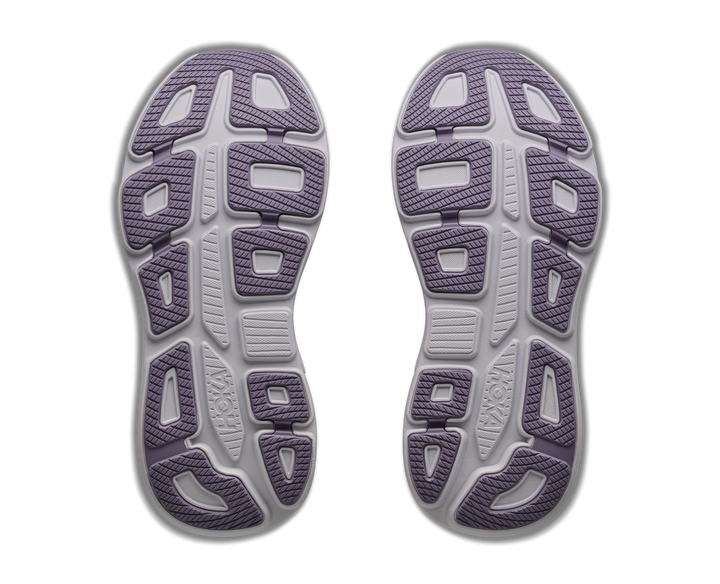 hoka bondi 9 wide women's | mellow lilac purple fog