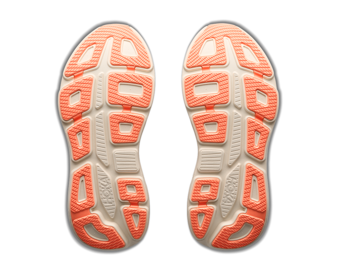 hoka bondi 9 wide women's | river rock grey mineral ore