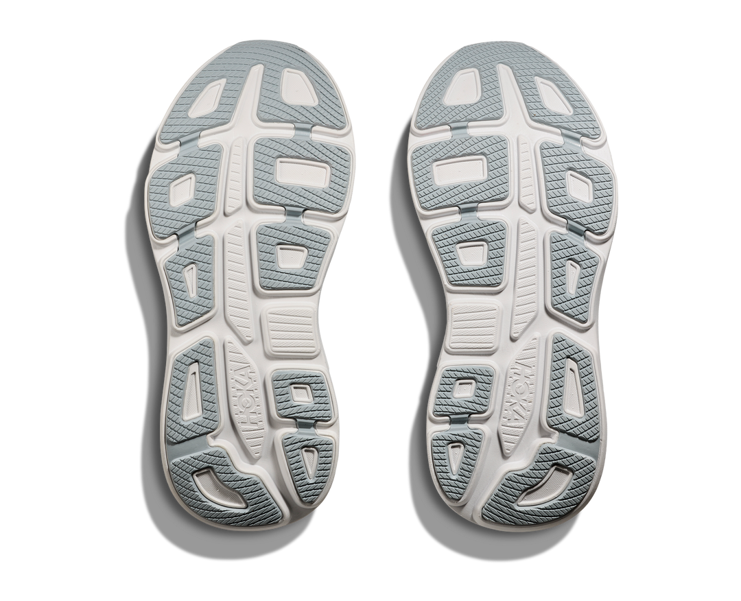 hoka bondi 9 extra wide women's | mineral blue / washed blue