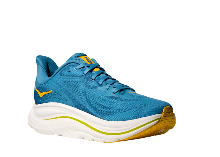 hoka clifton 10 wide men's | alpine blue / foggy night