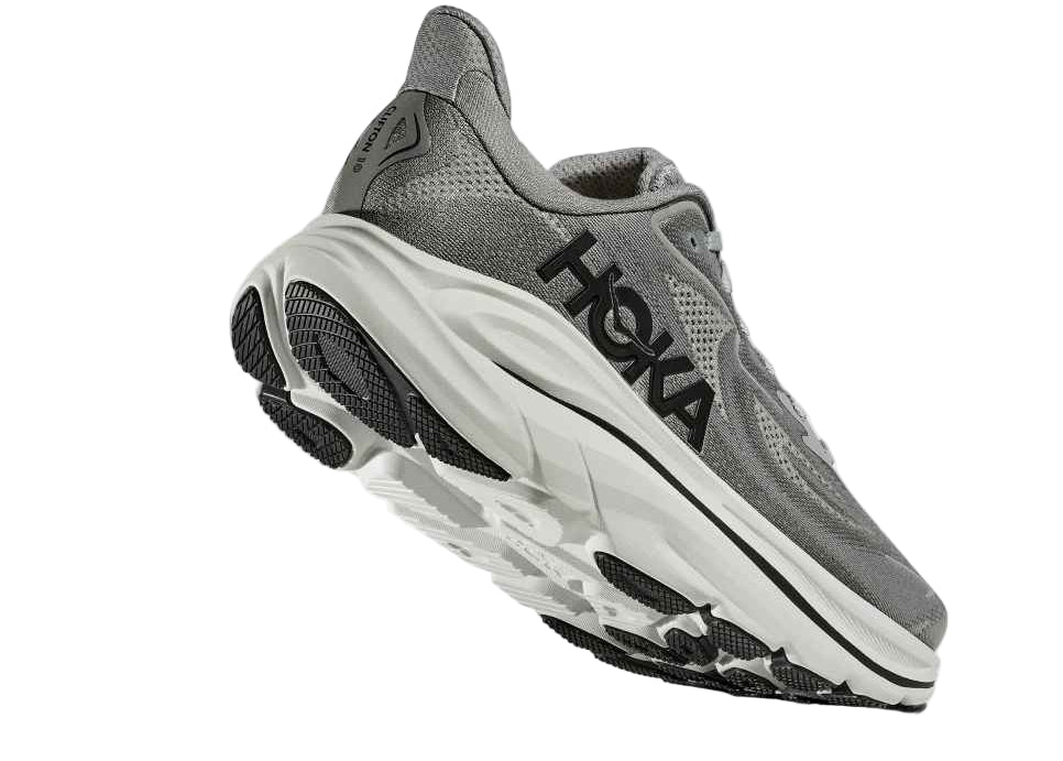 hoka clifton 10 wide men's | galactic grey / asteroid