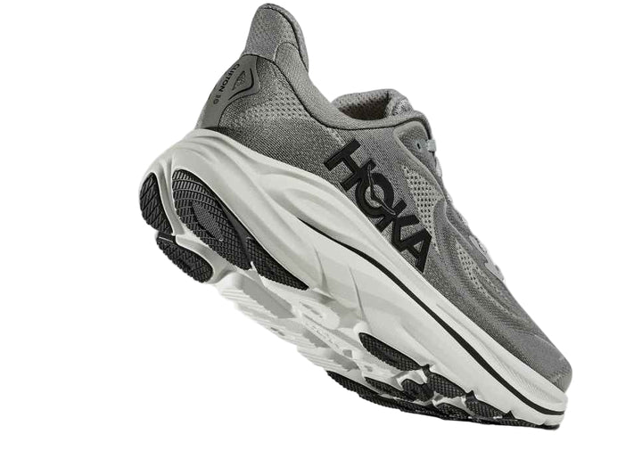 hoka clifton 10 wide men's | galactic grey / asteroid