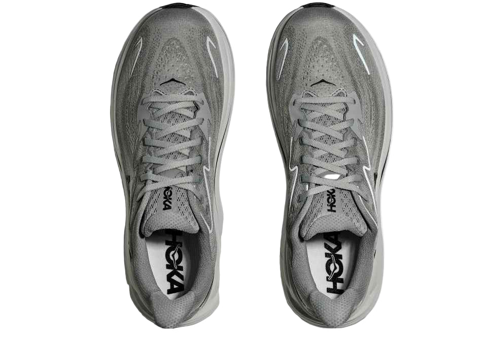 hoka clifton 10 wide men's | galactic grey / asteroid