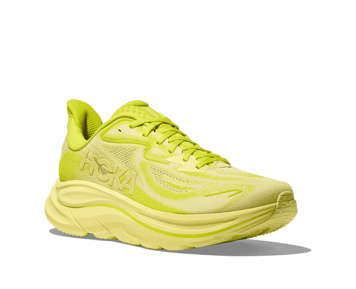 hoka clifton 10 men's | neon hoka citrus / sunlight