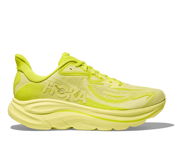 hoka clifton 10 men's | neon hoka citrus / sunlight