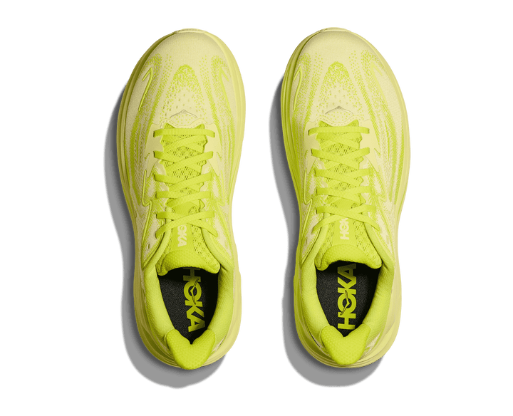 hoka clifton 10 men's | neon hoka citrus / sunlight