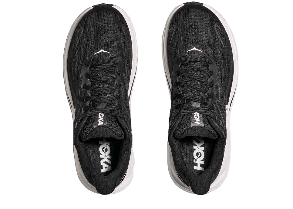 hoka arahi 8 wide women's | black/white