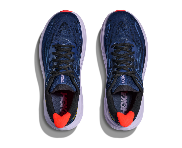 hoka clifton 10 women's | midnight blue / starlight glow