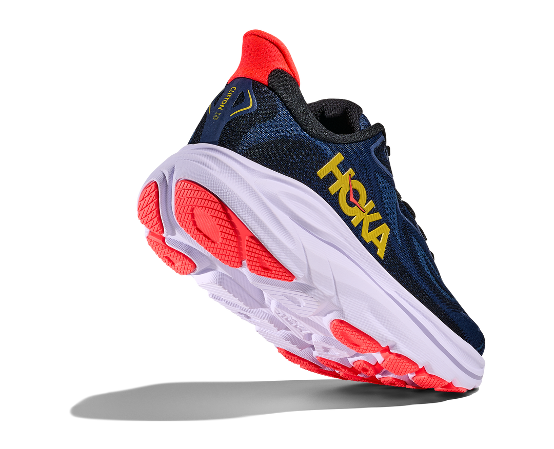 hoka clifton 10 women's | midnight blue / starlight glow