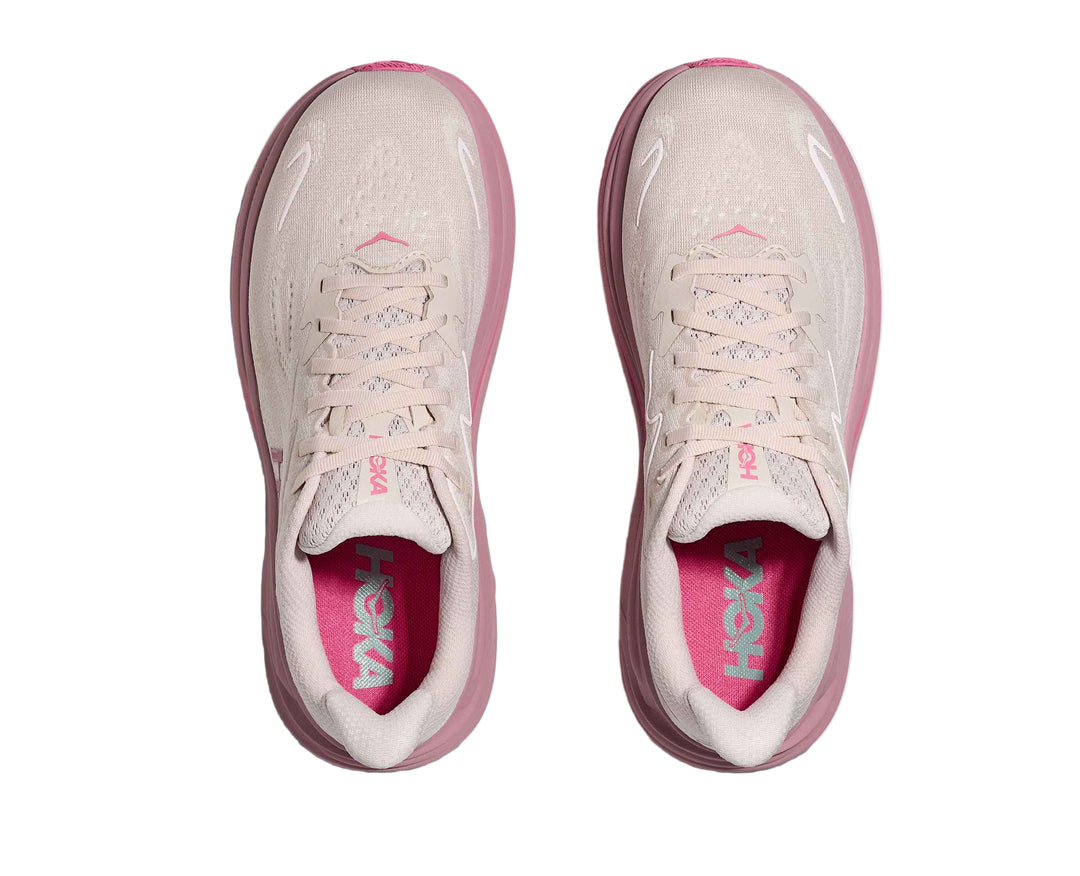 hoka clifton 10 women's | rose cream / dried rose