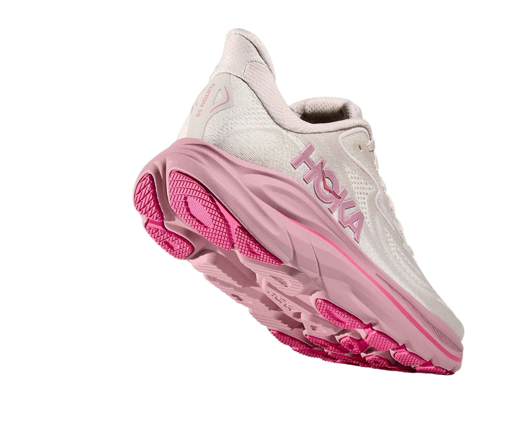 hoka clifton 10 women's | rose cream / dried rose