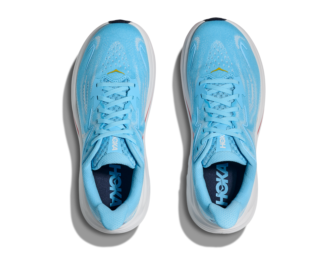 hoka clifton 10 women's | soaring blue / frost