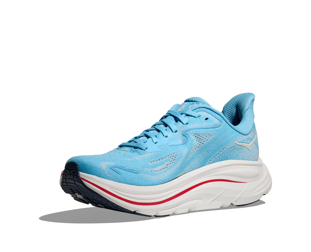 hoka clifton 10 women's | soaring blue / frost