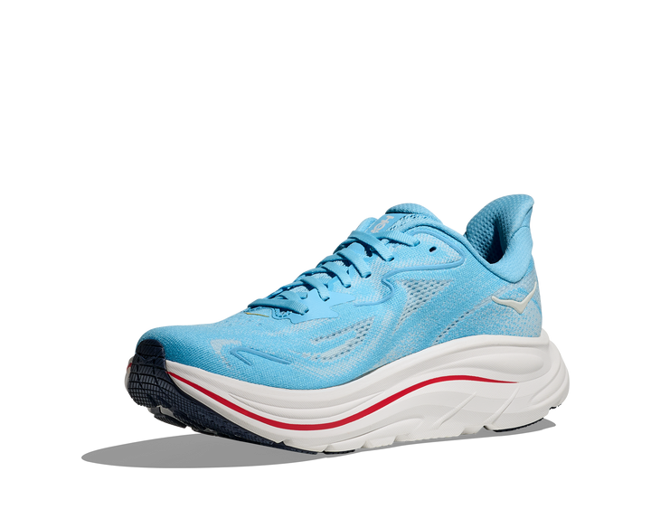 hoka clifton 10 women's | soaring blue / frost